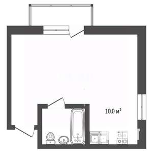 1-к квартира, вторичка, 38м2, 3/5 этаж