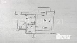 1-к квартира, вторичка, 23м2, 2/2 этаж