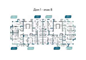 2-к квартира, вторичка, 60м2, 8/9 этаж