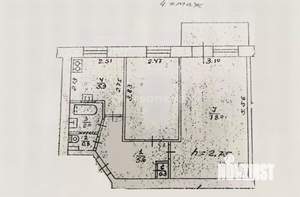 2-к квартира, вторичка, 41м2, 4/5 этаж