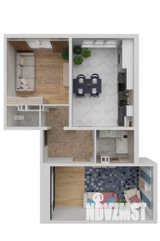 2-к квартира, вторичка, 60м2, 3/12 этаж