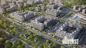 1-к квартира, строящийся дом, 43м2, 3/9 этаж