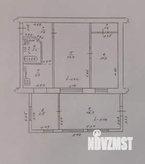 3-к квартира, вторичка, 68м2, 1/5 этаж