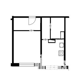 1-к квартира, вторичка, 39м2, 7/10 этаж