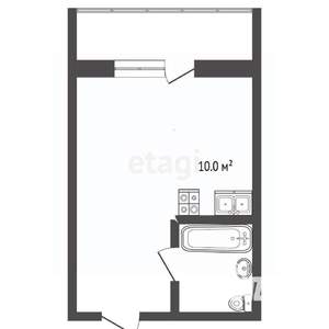 Студия квартира, вторичка, 32м2, 6/11 этаж