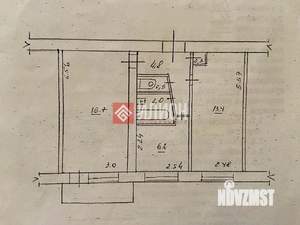 2-к квартира, вторичка, 45м2, 3/5 этаж