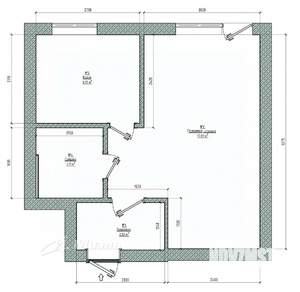 1-к квартира, вторичка, 30м2, 3/5 этаж