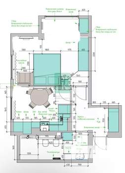 1-к квартира, вторичка, 41м2, 4/5 этаж