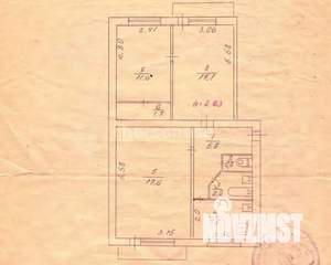 3-к квартира, вторичка, 66м2, 3/5 этаж