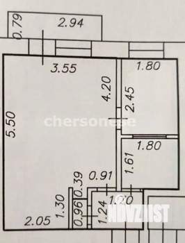1-к квартира, вторичка, 27м2, 3/5 этаж