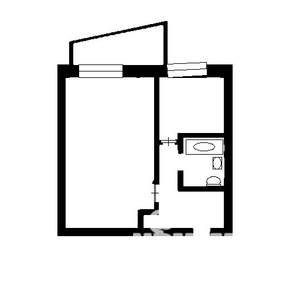 1-к квартира, вторичка, 36м2, 4/5 этаж