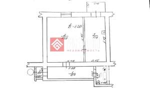 1-к квартира, вторичка, 55м2, 2/2 этаж