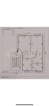 3-к квартира, вторичка, 70м2, 1/2 этаж