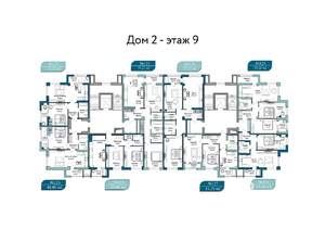 2-к квартира, вторичка, 77м2, 9/9 этаж