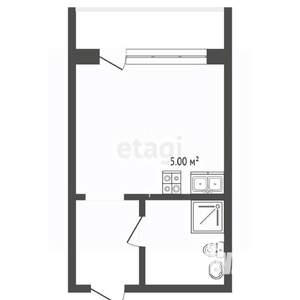 Студия квартира, вторичка, 29м2, 5/11 этаж