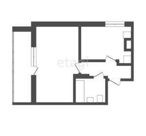1-к квартира, вторичка, 40м2, 2/10 этаж