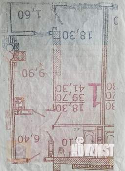 1-к квартира, вторичка, 43м2, 9/9 этаж