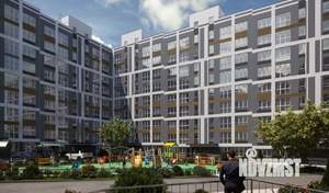 1-к квартира, строящийся дом, 53м2, 1/9 этаж