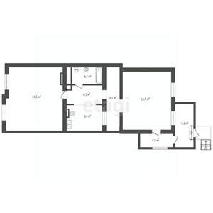 2-к квартира, вторичка, 111м2, 1/5 этаж