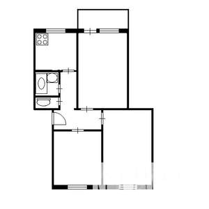 3-к квартира, вторичка, 60м2, 1/5 этаж