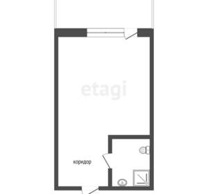 Студия квартира, вторичка, 15м2, 4/5 этаж