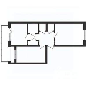 2-к квартира, вторичка, 54м2, 4/5 этаж