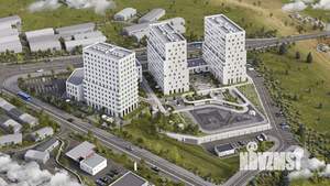 1-к квартира, строящийся дом, 51м2, 12/12 этаж