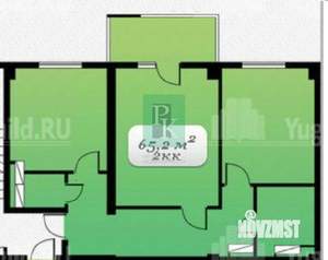 2-к квартира, вторичка, 65м2, 2/10 этаж