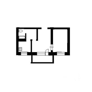 1-к квартира, вторичка, 33м2, 4/5 этаж