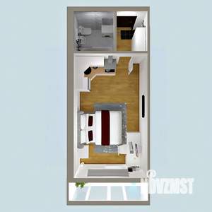 Студия квартира, вторичка, 25м2, 3/3 этаж