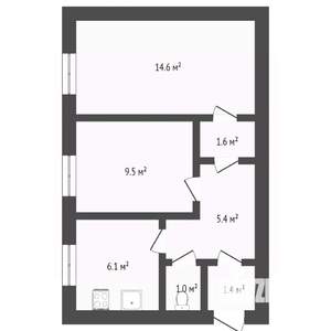 2-к квартира, вторичка, 56м2, 4/4 этаж