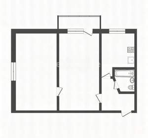 2-к квартира, вторичка, 44м2, 5/5 этаж