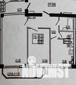 2-к квартира, вторичка, 54м2, 8/10 этаж