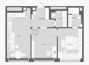 2-к квартира, вторичка, 71м2, 7/10 этаж