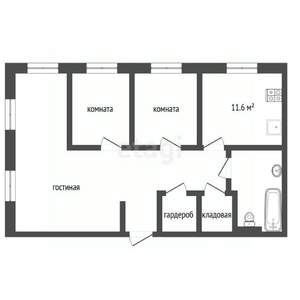 3-к квартира, вторичка, 90м2, 6/10 этаж