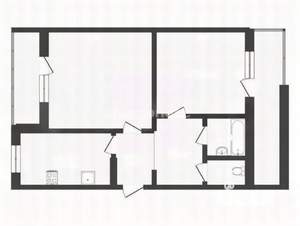 2-к квартира, вторичка, 56м2, 9/9 этаж