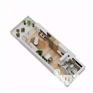 Студия квартира, строящийся дом, 31м2, 4/9 этаж