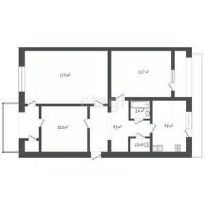 3-к квартира, вторичка, 72м2, 3/5 этаж